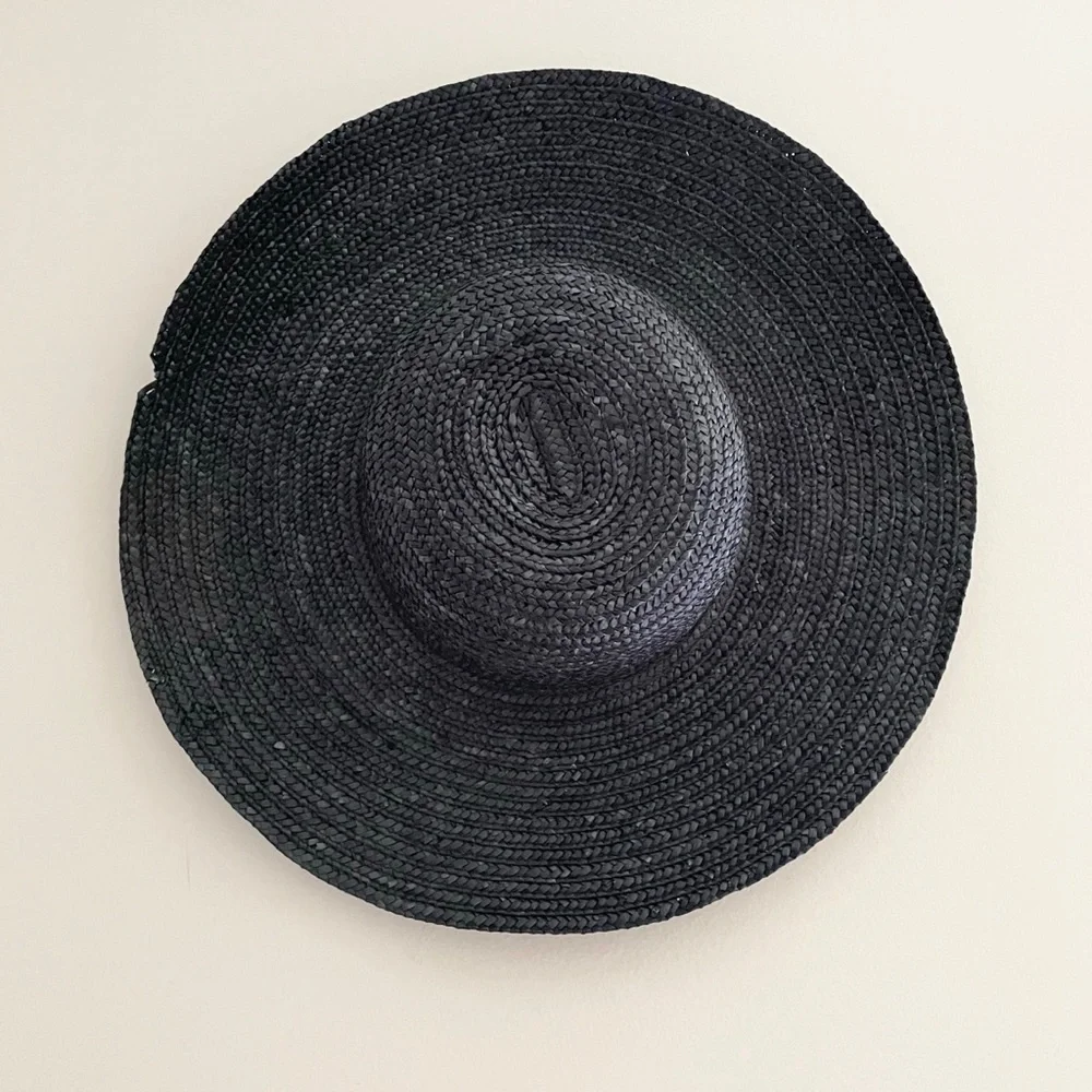 Black Straw Hat